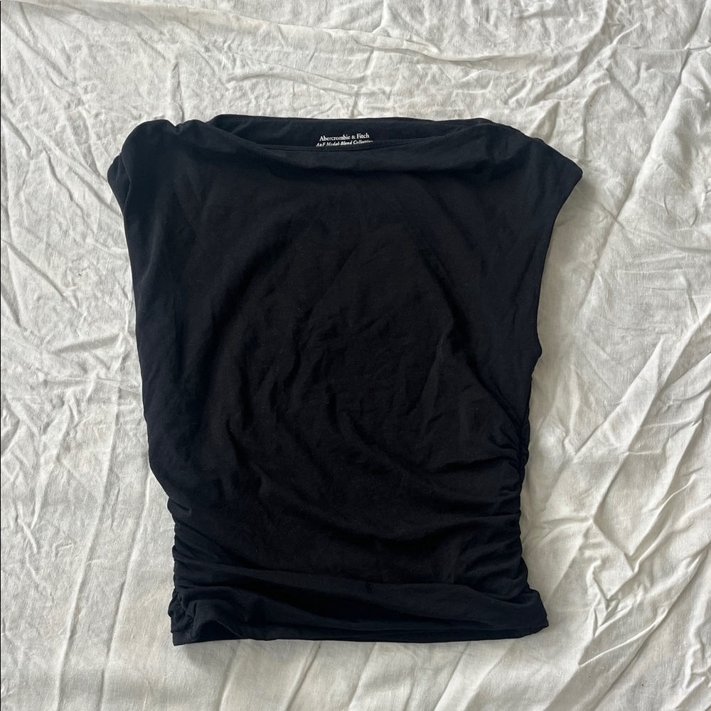 Abercrombie & Fitch Black Women's Boatneck Tank